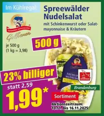 Norma Spreewälder Nudelsalat Angebot