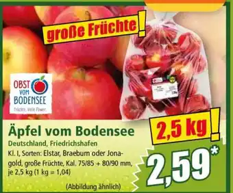 Norma Äpfel vom Bodensee Angebot
