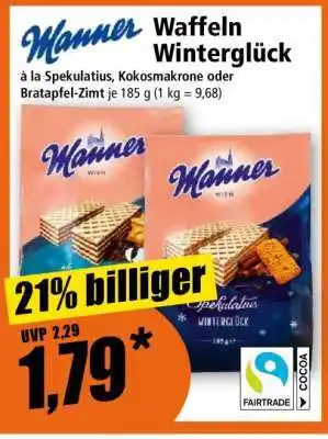 Norma Manner Waffeln Winterglück Angebot