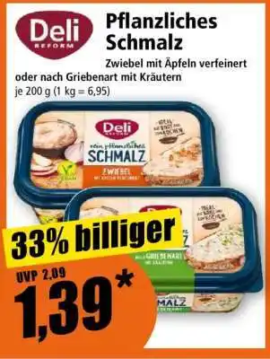 Norma Pflanzliches Schmalz Angebot