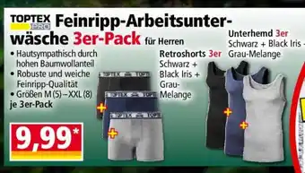 Norma TOPTEX PRO Feinripp-Arbeitsunterwäsche 3er-Pack Angebot