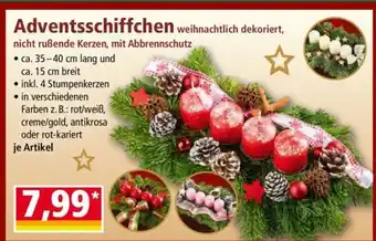 Norma Adventsschiffchen Angebot