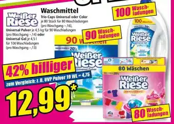 Norma Waschmittel Angebot