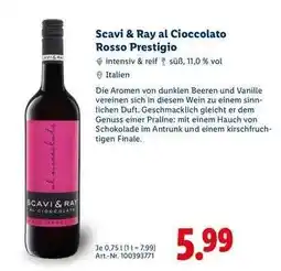 Lidl Scavi & Ray al Cioccolato Rosso Prestigio Angebot