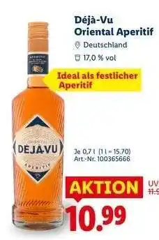 Lidl Déjà Vu Oriental Aperitif Angebot