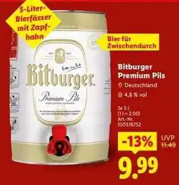 Lidl Bitburger Premium Pils Angebot