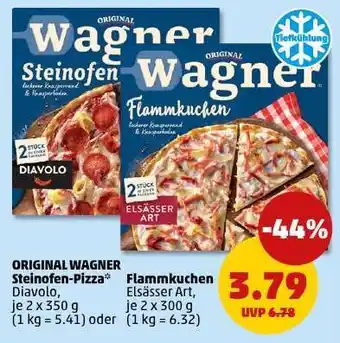 PENNY ORIGINAL WAGNER Steinofen-Pizza Angebot