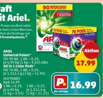PENNY ARIEL Universal Pulver Angebot