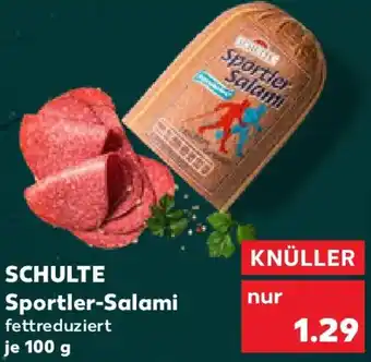 Kaufland SCHULTE Sportler-Salami Angebot