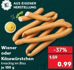 Kaufland Wiener oder Käsewürstchen Angebot