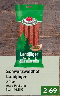 CAP Markt Schwarzwaldhof Landjäger Angebot
