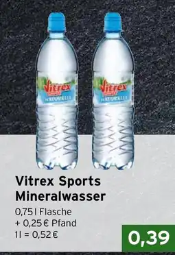 CAP Markt Vitrex Sports Mineralwasser Angebot