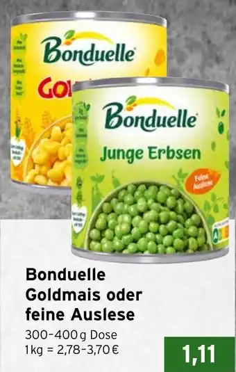 CAP Markt Bonduelle Goldmais oder feine Auslese Angebot