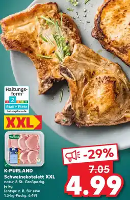 Kaufland K-PURLAND Schweinekotelett XXL Angebot