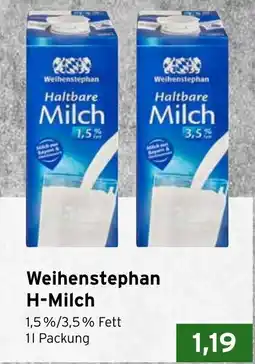 CAP Markt Weihenstephan H-Milch Angebot