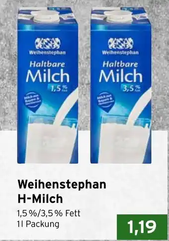 CAP Markt Weihenstephan H-Milch Angebot