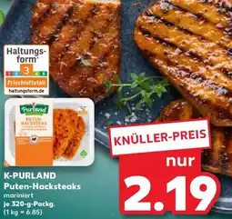 Kaufland K-PURLAND Puten-Hacksteaks Angebot