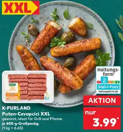 Kaufland K-PURLAND Puten-Cevapcici XXL Angebot