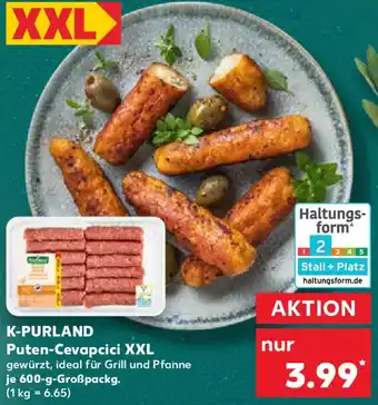 Kaufland K-PURLAND Puten-Cevapcici XXL Angebot