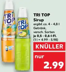 Kaufland TRI TOP Sirup Angebot