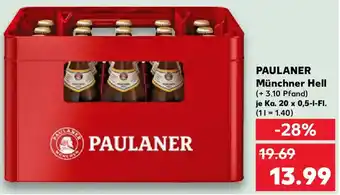 Kaufland PAULANER Münchner Hell Angebot
