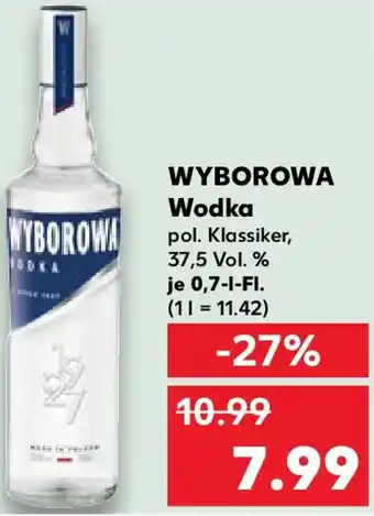 Kaufland WYBOROWA Wodka Angebot