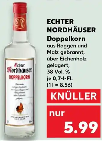 Kaufland ECHTER NORDHÄUSER Doppelkorn Angebot