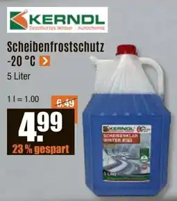 V Baumarkt KERNDL Scheibenfrostschutz -20°C Angebot