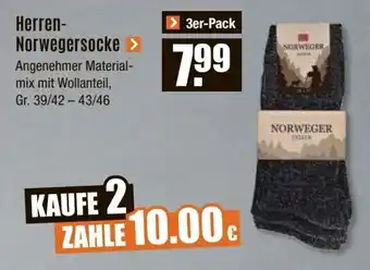 V Baumarkt Herren- Norwegersocke 3er-Pack Angebot