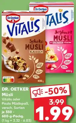 Kaufland DR. OETKER Müsli Angebot