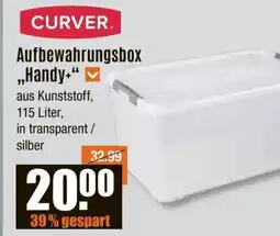 V Baumarkt CURVER Aufbewahrungsbox „Handy+" Angebot