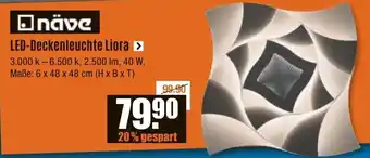 V Baumarkt näve LED-Deckenleuchte Liora Angebot