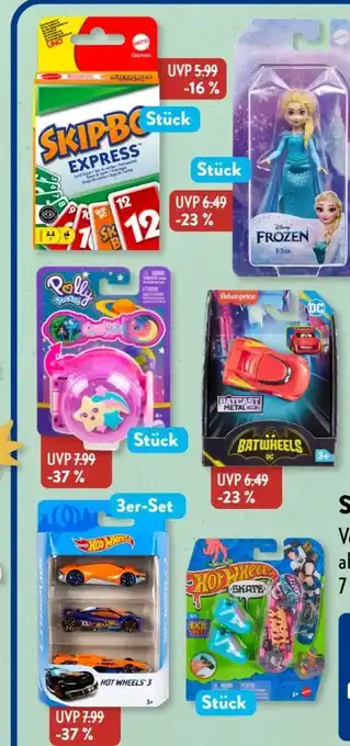 Aldi Süd Mattel Games Spielwaren Angebot