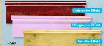 Aldi Süd Home Creation Glitter Hologramm Geschenkpapier Angebot