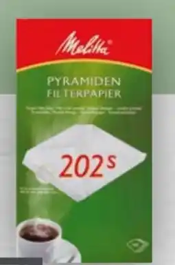 Handelshof Melitta Pyramidenfilterpapier 202 S Angebot