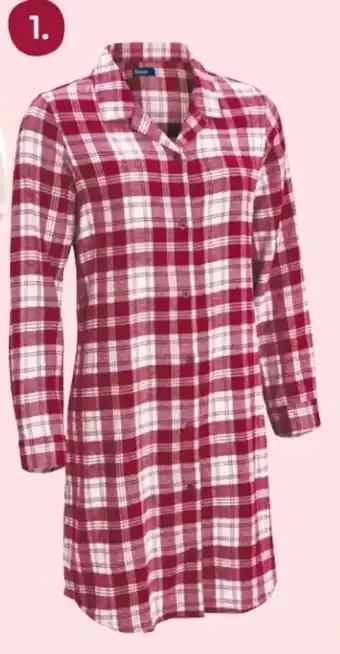 Rossmann Rossmann Ideen Welt Damen Karo-Flanell-Nachthemd Angebot
