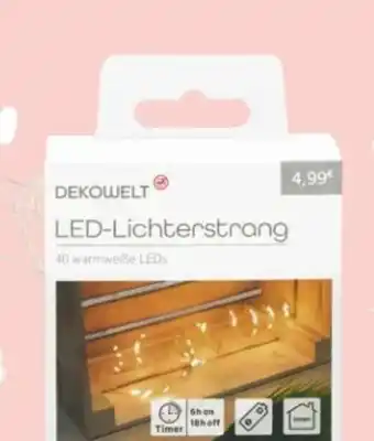 Rossmann Deko Welt LED-Lichterstrang Angebot