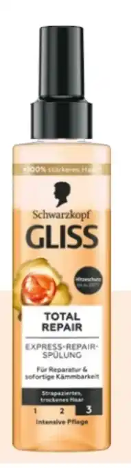 Rossmann Schwarzkopf Gliss Kur Express-Repair-Spülung Angebot