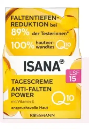 Rossmann Isana Q10 Tagescreme Angebot
