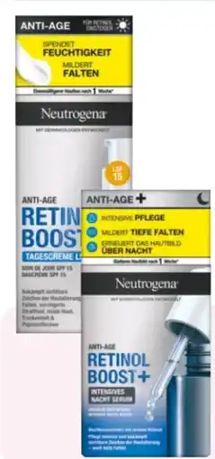 Rossmann Neutrogena Anti-Age Retinol Boost Tagescreme Angebot