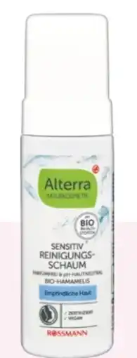 Rossmann Alterra Sensitiv Reinigungsschaum Angebot