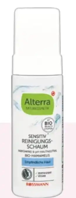 Rossmann Alterra Sensitiv Reinigungsschaum Angebot