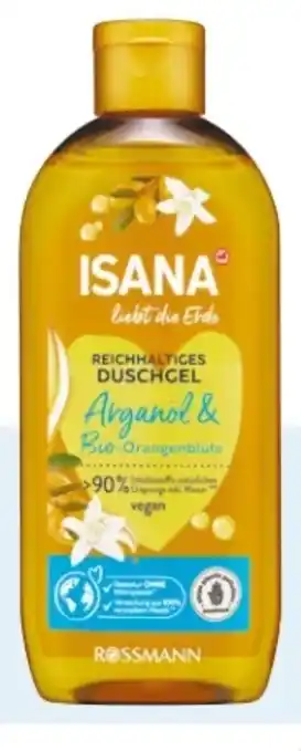 Rossmann Isana Liebt die Erde Duschgel Arganöl Angebot