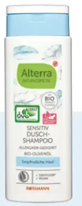 Rossmann Alterra Sensitiv Dusch-Shampoo Angebot