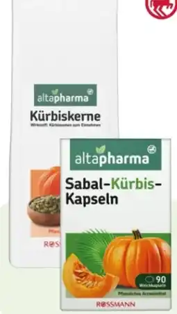 Rossmann Altapharma Kürbiskerne Angebot