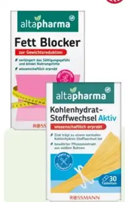 Rossmann Altapharma Kohlenhydrat-Stoffwechsel Aktiv Angebot