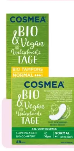 Rossmann Cosmea Bio & Vegan Slipeinlagen Angebot