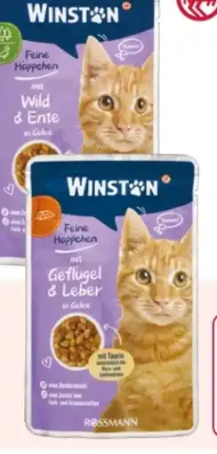 Rossmann Winston Feine Häppchen Katzennahrung Angebot