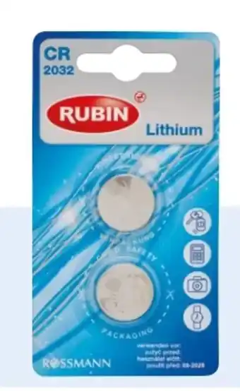 Rossmann Rubin Lithium Knopfzellen Angebot