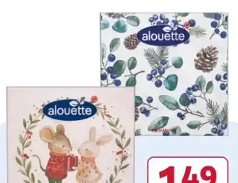 Rossmann Alouette Motiv-Servietten Angebot